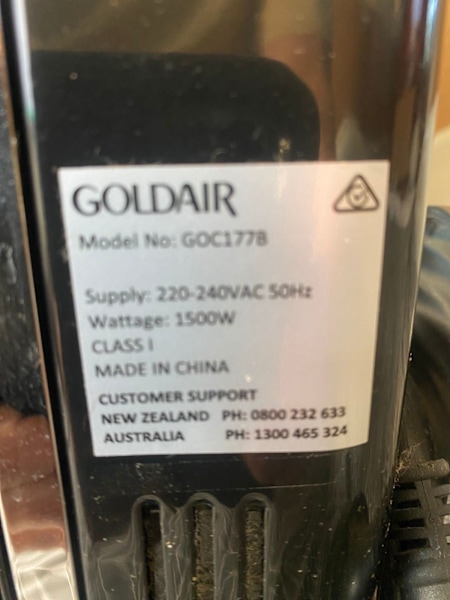 Oil heaters Goldair 63470143233025112