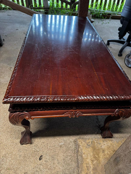 Solid antique coffee table 62863375468291112