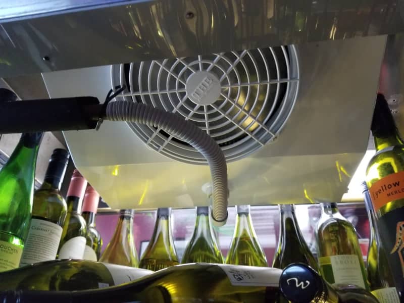 Wine fridge display.NEW COMPRESSOR63470144043649112