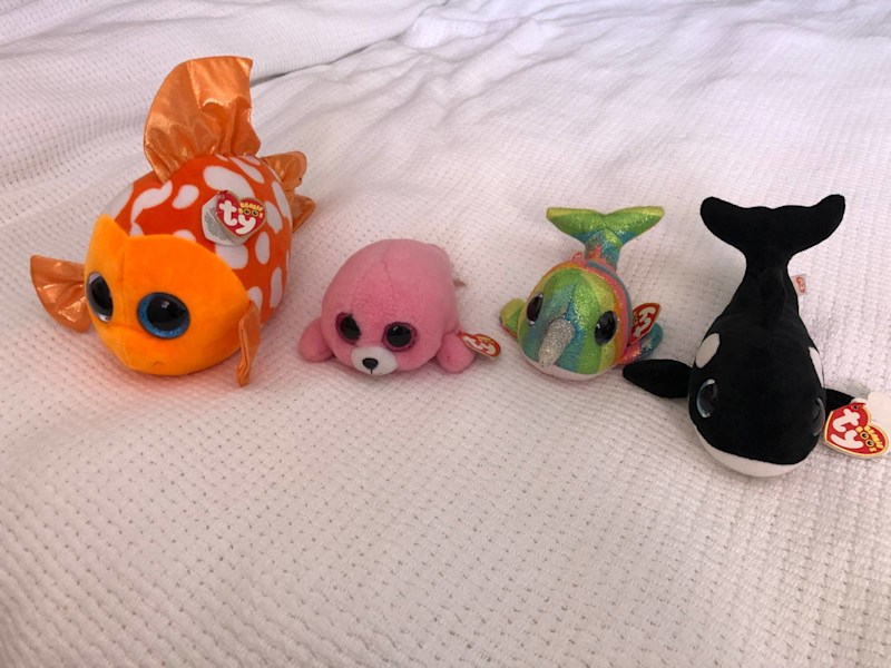 sea animal teddies
