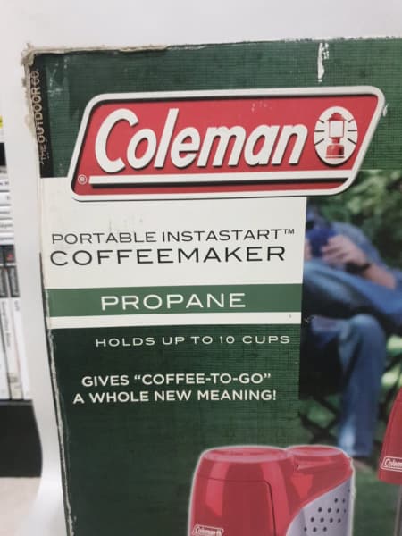 Coleman Portable Propane Instastart Coffeemaker Coffee Maker63019075941251112