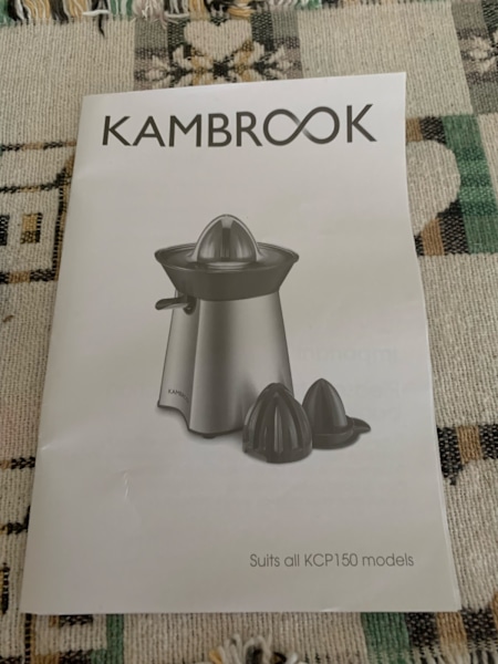 Kambrook electric juicer 63019533137155113