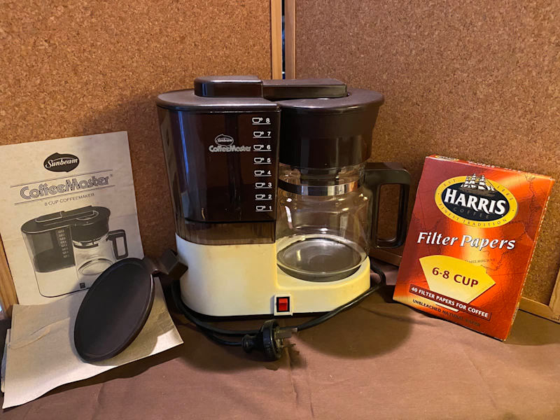SUNBEAM ELECTRIC 8 CUP FILTERED COFFEE MAKER630181749223701112