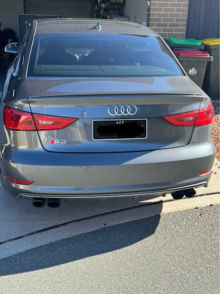 2015 AUDI S3 2.0 TFSI QUATTRO 6 SP AUTO DIRECT SHIFT 4D SEDAN62935680653571114