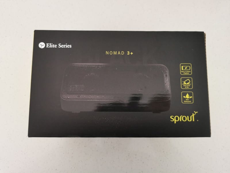 sprout nomad 3 mi bt speaker black