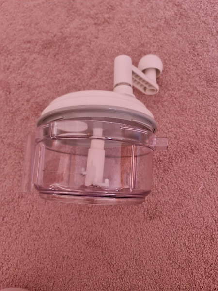 Mini chopper hand crank manual spin plastic bowl 1L63014710115203113