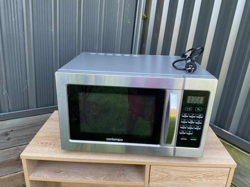 Contempo stainless steel microwave - Heat Food Kitchen Eat dining63443808410243110