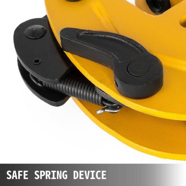 2T Industrial Vertical Plate Lifting Clamp Yellow Safe Alloy Steel63009572852995114