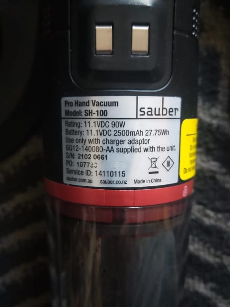 The Sauber SH-100 Pro Hand Vacuum Cleaner63443663112963112
