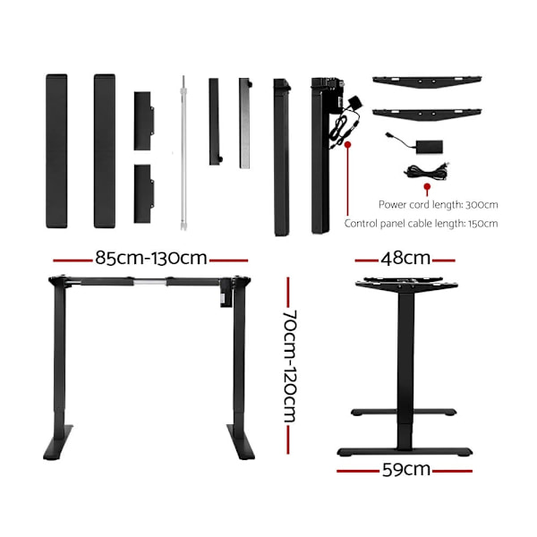Standing Desk Motorised White Oak 140CM62863409654914113