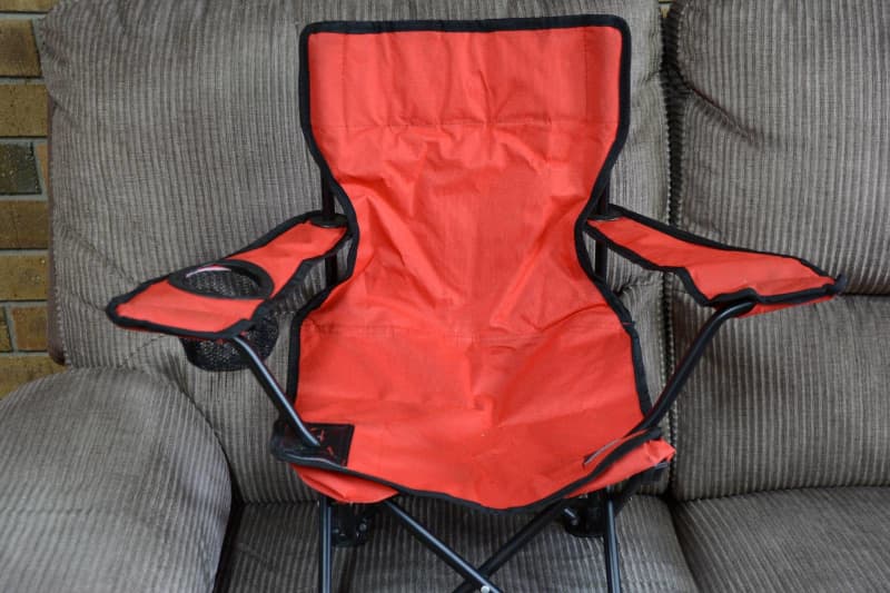 snap on camping chair