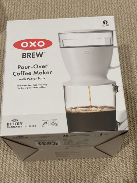 OXO Brew Pour Over Coffee Maker with Water Tank White 11180100