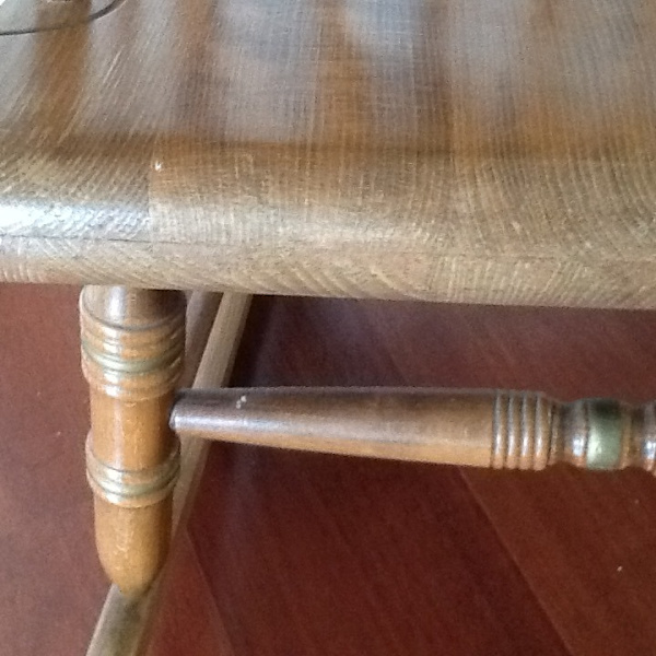 Vintage Large Wooden Rocking Chair with Harvest Stencil62863375690113113
