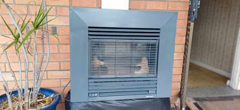 Gas log fire heater63017318990594113