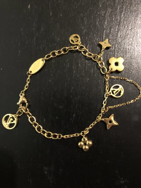 Louis Vuitton Blooming Supple Bracelet 2023 Ss, Gold, One Size