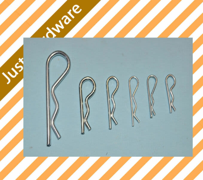 150 pcs pc Car Trailer Hinch Lock pin pins assortment R clip new63442740627331111