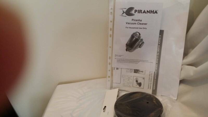 Piranha vacuum cleaner, filter, new63013787646595111