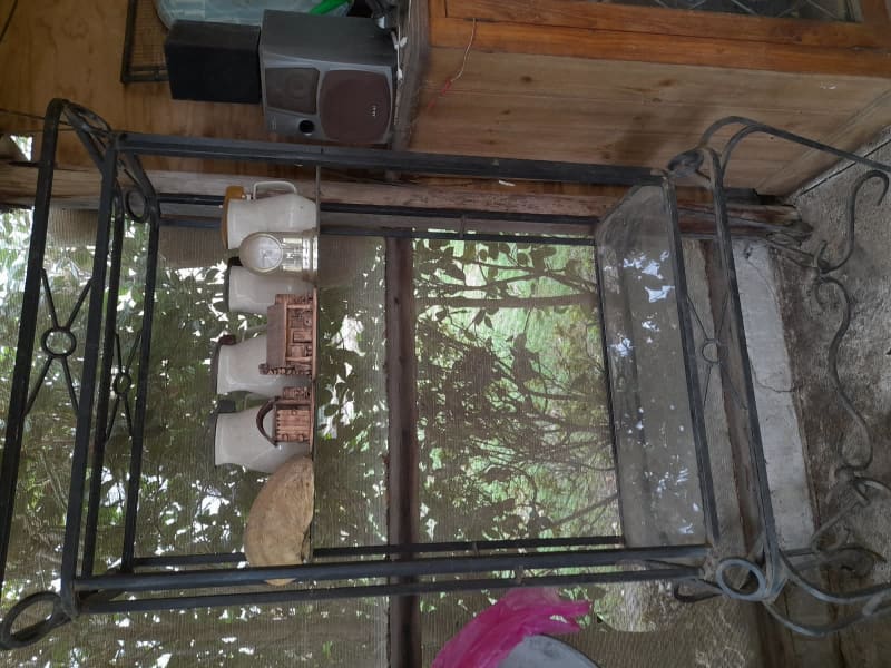 Wrought iron display case62863410562306114