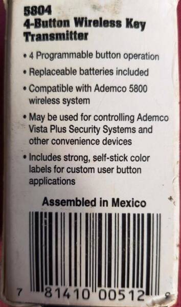 Remote Control for door / gate63438933423361111