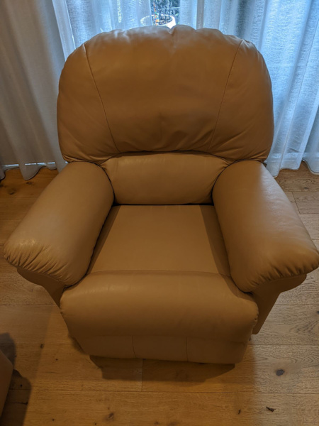 3 seat sofa (2 reclining) and 2xreclining chair leather set62863407354882114