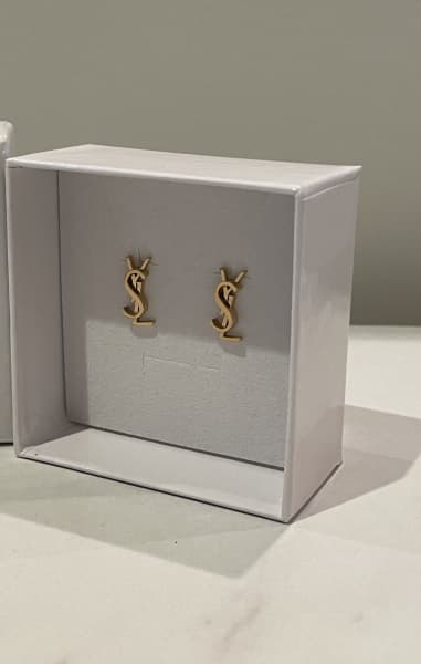 LV style ladies mini gold stud earrings, Women's Jewellery, Gumtree  Australia Salisbury Area - Valley View