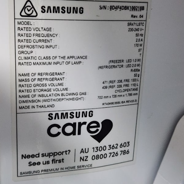 Samsung fridge630221796917781119