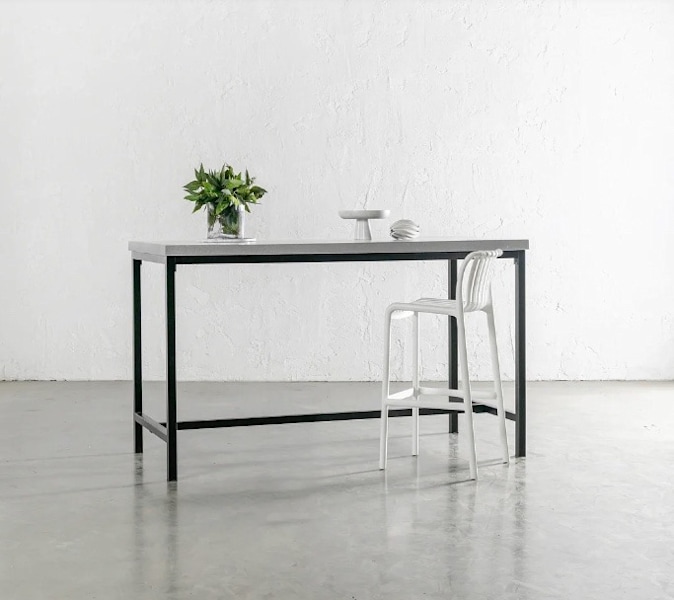 BASICALLY WHOLESALE!!  STUNNING ARIA CONCRETE GRANITE BAR TABLE62863384522882113
