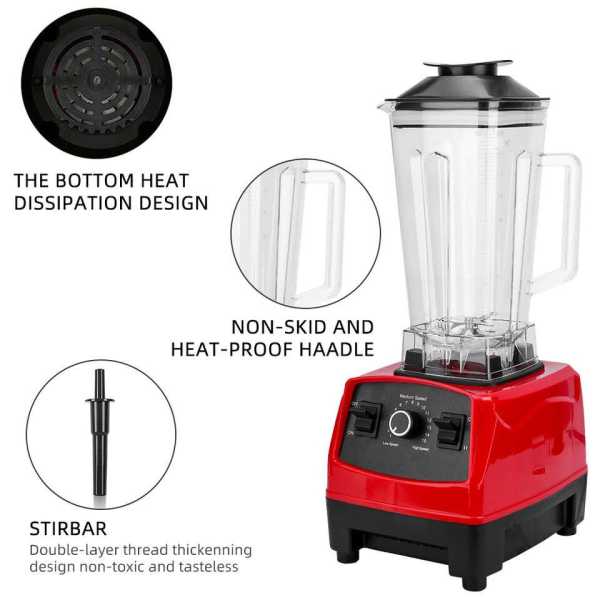 2L Commercial Smoothie Blender Mixer Food Processor Juicer Ice Crush63019075902593111