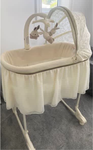 Fisher price little lamb bassinet deals