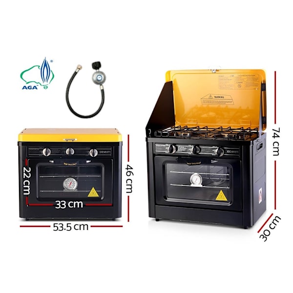 Portable Gas Oven LPG Black63017319104385111