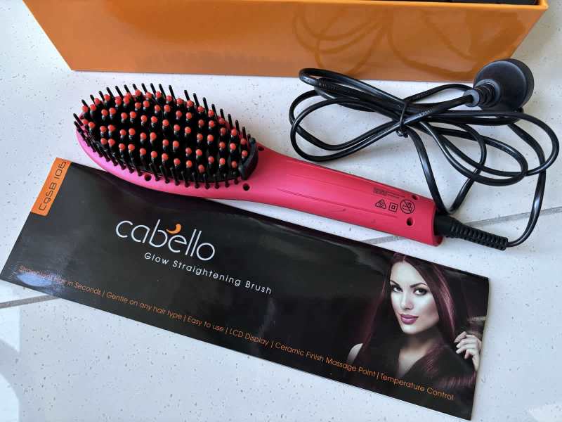 .CABELLO * Glow Straightening Brush* Pink63017318996609111