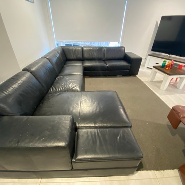 7seat black leather lounge 628633806109451123