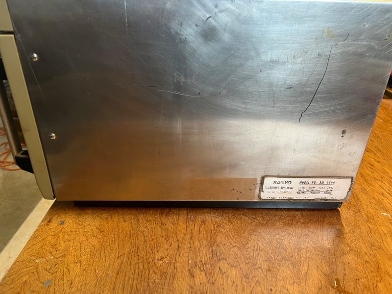 Sanyo Commercial Microwave63016487425026112