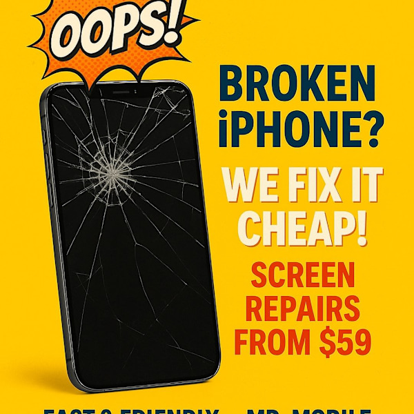 iPhone Screen Repair Deals63019990787841114
