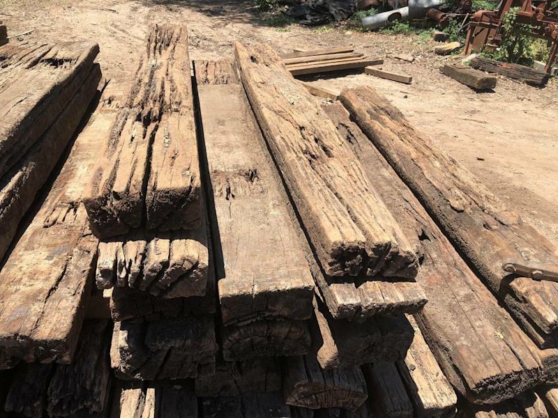 C Grade 7’ (2.1m) Used Railway Sleepers63437877216387112