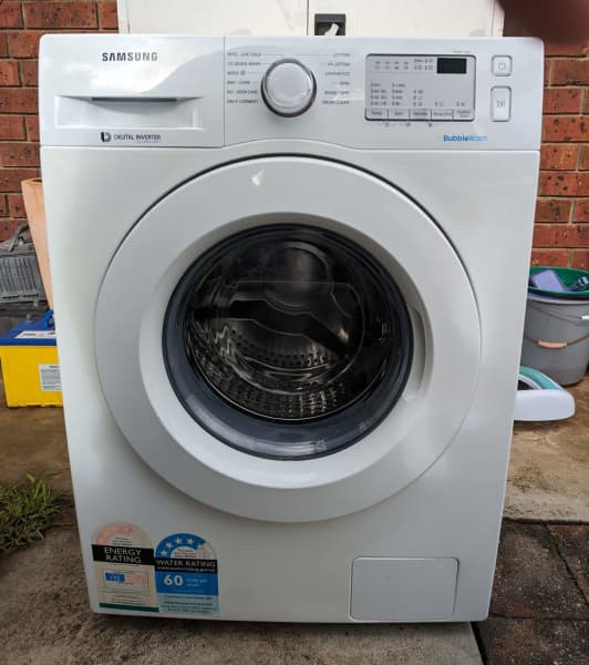 samsung 7.5 kg front load washing machine ww75j4213iw