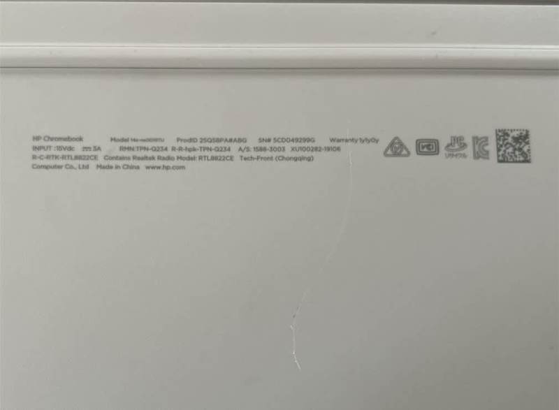 HP Chromebook63013783836034112