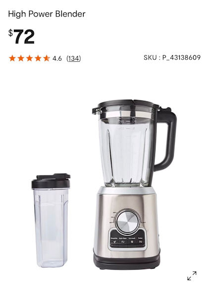 anko High power blender (brand new)63017319159809112