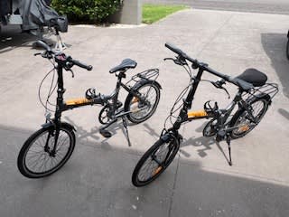 Bikes Foldable by Giant x 2 Men s Bicycles Gumtree Australia