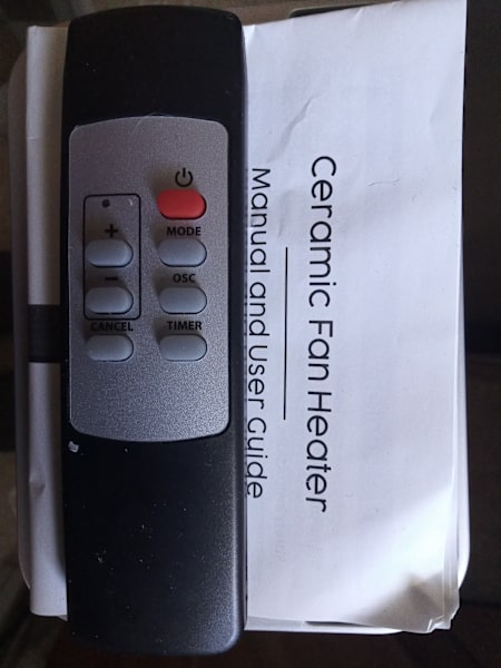 heater fan with remote control as new63444074814723112