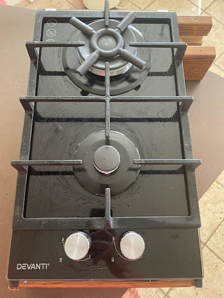 Devanti 30cm 2 burner black gas cooktop 63470145628546114