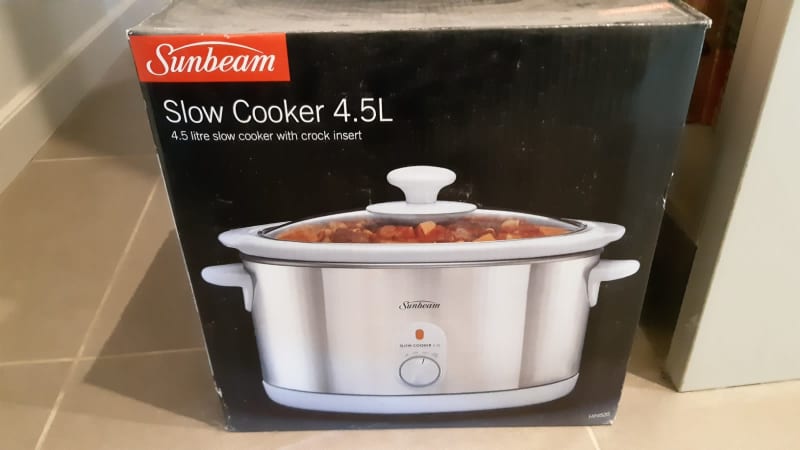 sunbeam 4.5 litre slow cooker