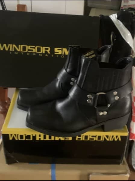 Windsor smith hot sale motorcycle boots