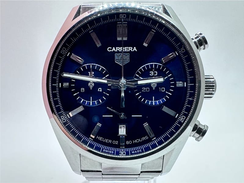 TAG Heuer Carrera Chronograph Calibre HEUER02T COSC Men 45 mm -  CAR5A8P.FC6415