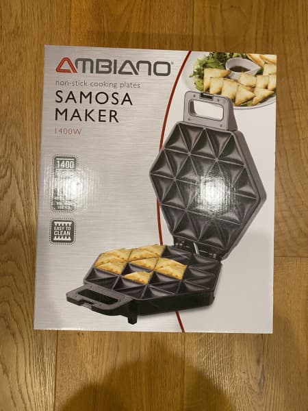 Samosa Maker non stick- 1400 watts Ambiano- makes 24 samosas- Brand New