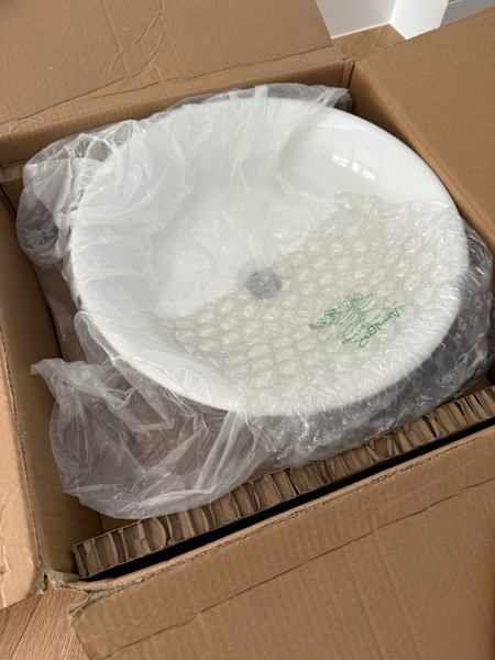 ADP Neptune Countertop Basin in white glaze $20063012444441091115
