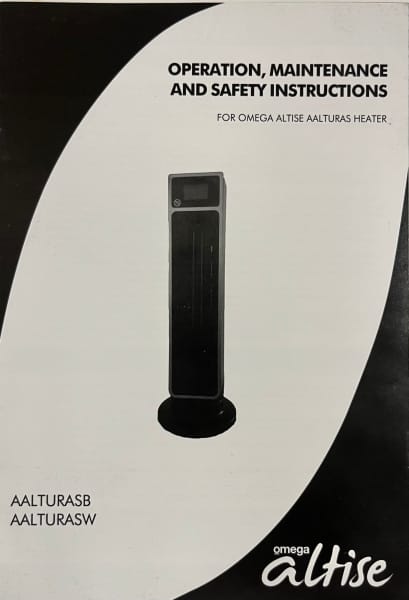 Omega Altise Ceramic Tower Heater 2400W AALTURASB63021283432194112