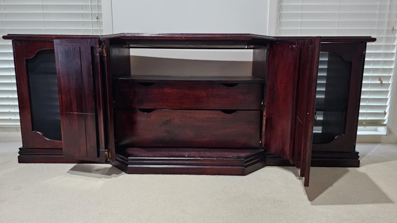 TV unit rose wood with drawers62863839672963113