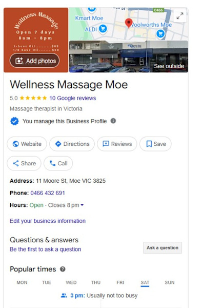 Massage Business for Sale - Moe63007395478019111