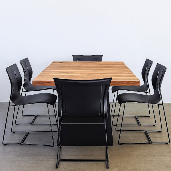 NEW WALTER KNOLL 7PC DINING SET PREMIUIM GERMAN DESIGN $27,49963437624650881111